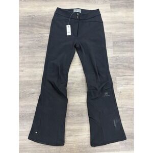 AETHER Descent Ski Pants Womens 2 Jet Black NWT $375 RECCO Waterproof Flare